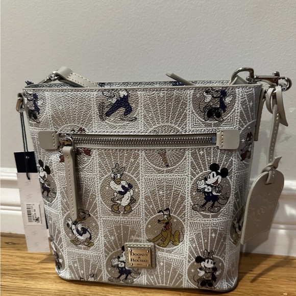 Dooney & Bourke Handbags - Dooney & Bourke Mickey Mouse Crossbody Bag - Gray